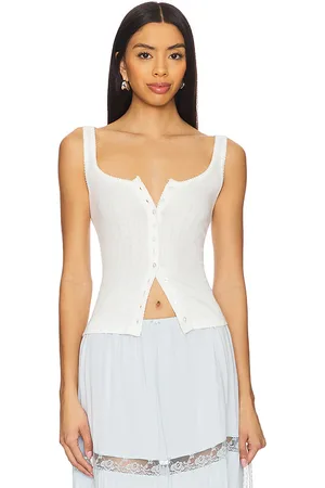 Free People End Game Pointelle Tank in