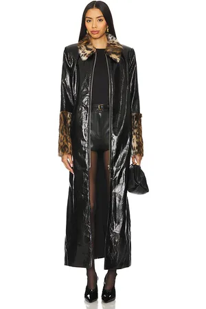 BY.DYLN Chandler Faux Fur Coat in