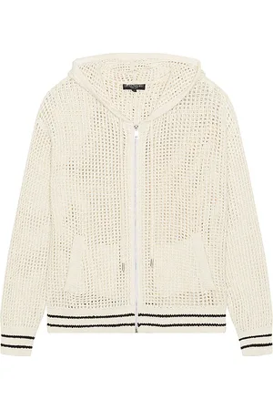 Central Park West Waffle Stitch Hoodie in