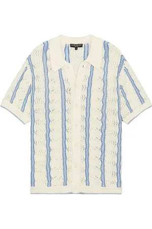 Central Park West Novelty Stitch Buttondown Shirt in