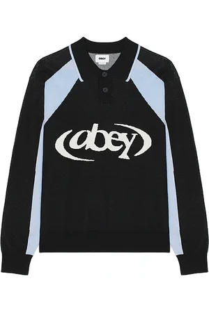 Obey Soccer Polo Sweater in