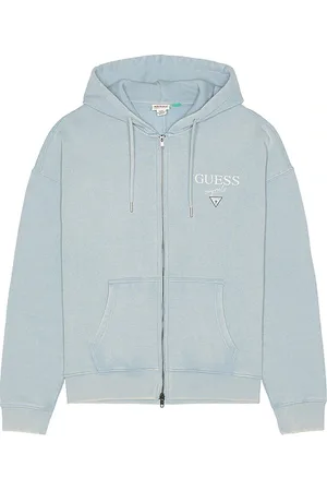Guess Baker Logo Zip Up Hoodie in