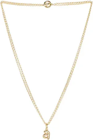 Roxanne Assoulin The Puffy Initial Necklace in