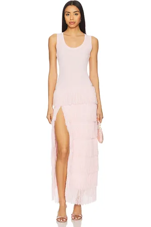 AKNVAS Donzetta Knit Fringe Dress in