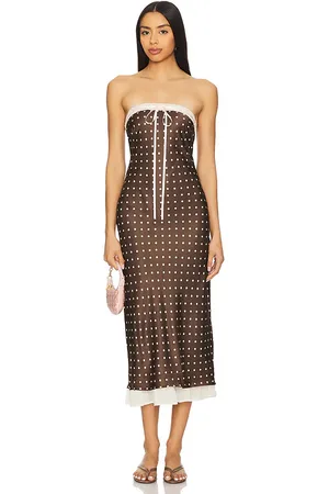 For Love & Lemons Daisy Mae Midi Dress in