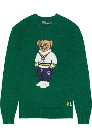 Ralph Lauren Heritage Icon Bear Crewneck Sweater in