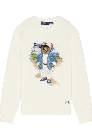 Ralph Lauren Heritage Icon Bear Crewneck Sweater in