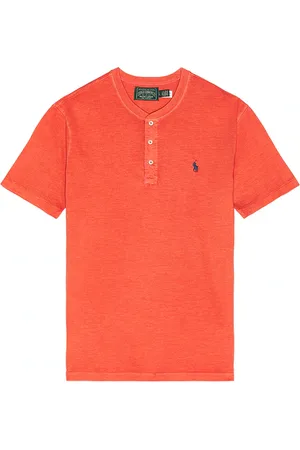 Ralph Lauren Short Sleeve Slub Jersey Henley T-Shirt in