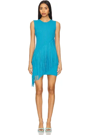 SIMON MILLER Spiral Knit Mini Dress in
