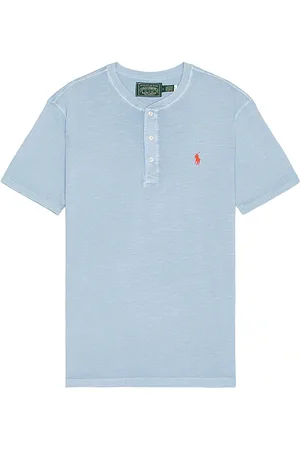 Ralph Lauren Short Sleeve Slub Jersey Henley T-Shirt in