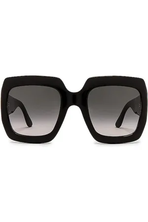 Gucci Pop Web Square Sunglasses in