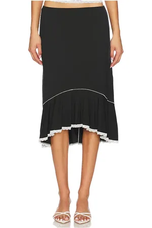 DANIELLE GUIZIO Low Rise Dainty Skirt in