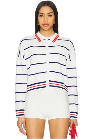 Central Park West Nautical Stripe Polo in