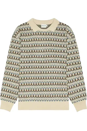 Bound Crosby Wool Long Sleeve Polo in