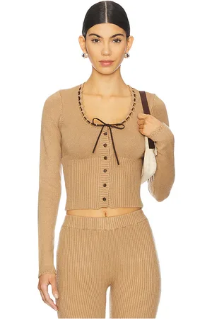 Frankies Bikinis X Bella Hadid Texas Knit Cardigan in