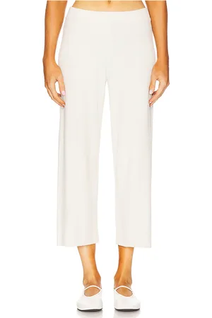 Barefoot Dreams CozyChic Ulra Light Side Stripe Crop Pant in