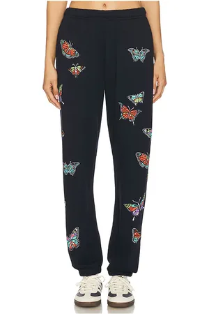 LAUREN MOSHI Chantria Vintage Butterflies Sweatpant in