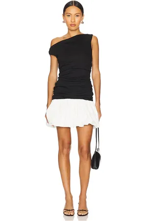 LINE & DOT Wesley Mix Media Mini Dress in