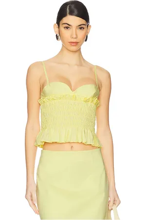 CLEA Celeste Shirred Top in