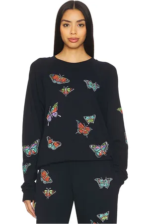 LAUREN MOSHI Anela Vintage Butterflies Pullover in