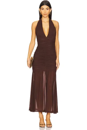 Bardot X REVOLVE Sephera Halter Mesh Midi Dress in