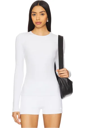 alo Ribbed Modal Long Sleeve Top in