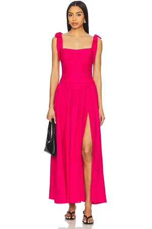 Bardot Mirelle Linen Maxi Dress in