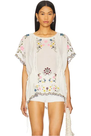 Free People Danielle Embroidered Top in