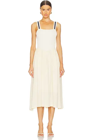 Central Park West Basque Waist Bodycon Dress in