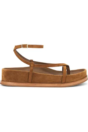 Loeffler Randall Ankle Wrap Footbed Sandal in