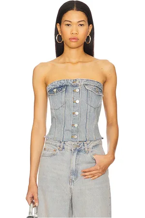 Dr Denim Carli Denim Tube Top in