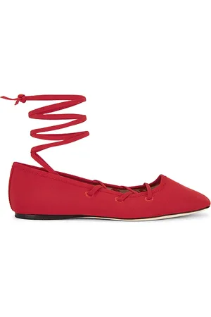 Loeffler Randall Louisa Lace Up Ballet Flat in