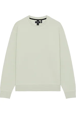 THEORY Light Bilen Relaxed Crew Sweatshirt in
