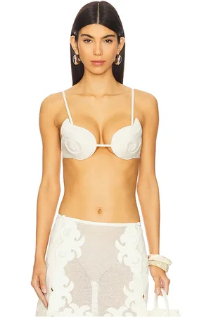 Adriana Degreas Reseau Applique Top in