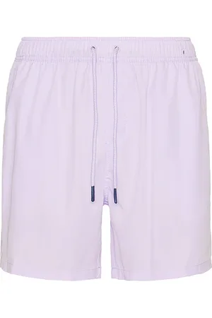 Vintage Summer Performance Stretch Lined Swim Shorts in