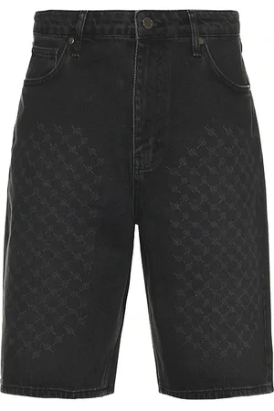 Daily paper Laser Monogram Denim Shorts in