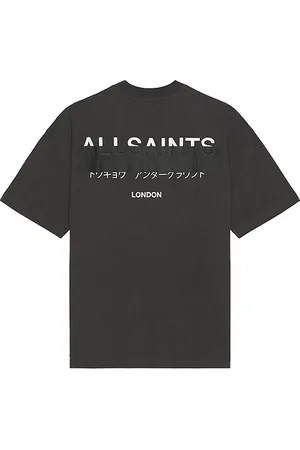 AllSaints Redact Crew Neck Tee in