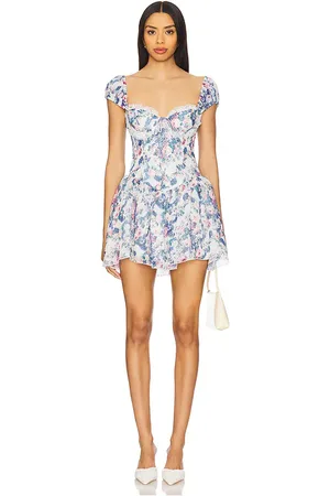 For Love & Lemons Audrey Floral Mini Dress in