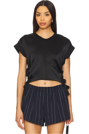 AllSaints Mira Satin Tee in