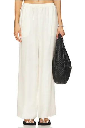ONIA Textured Gauze Wide Leg Pant in