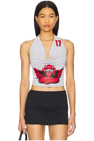 Boys Lie Halter Bulls Top Jersey in
