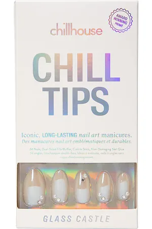 CHILLHOUSE Glass Castle Signature Almond Chill Tips Press-on Nails in /A