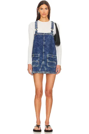 Free People X We The Free Overall Smock Mini Dress in
