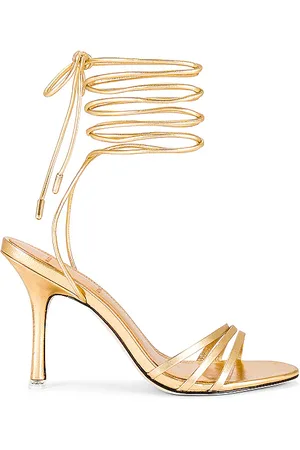BLACK SUEDE STUDIO Leandra Heeled Sandal in