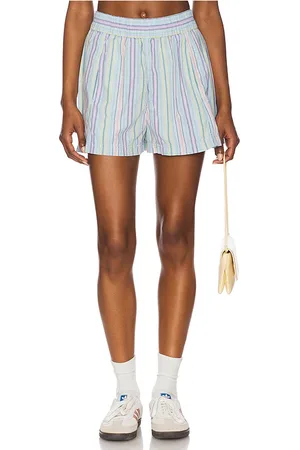 Free People Get Free Striped Pull On Short in