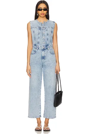 Paige Cirie Ankle Denim Jumpsuit in
