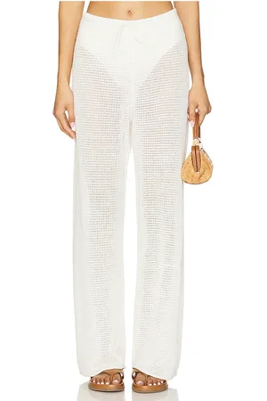 ONIA Linen Knit Drawstring Pant in