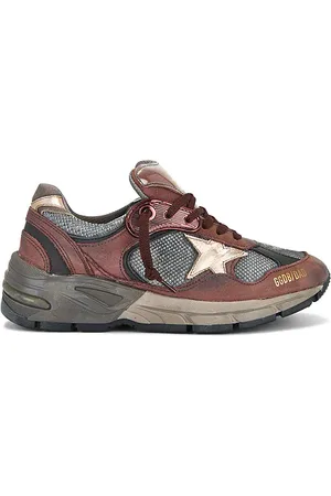 Golden Goose Running Dad Sneaker in Brown Gray & Rame