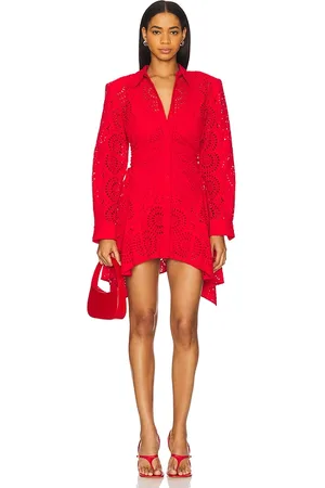 AKNVAS Deena Eyelet Button Down Dress in