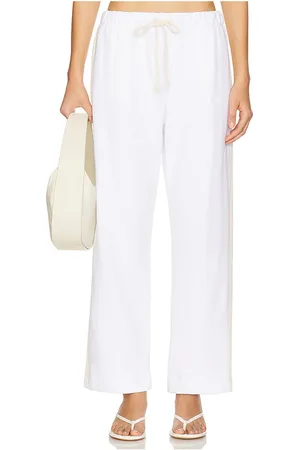 Donni. The Eco-terry Stripe Crop Pant in